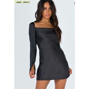 Princess Polly STAR POWER MINI DRESS BLACK Size 2 Nwot